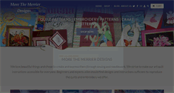 Desktop Screenshot of morethemerrierdesigns.com