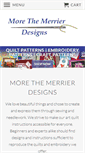 Mobile Screenshot of morethemerrierdesigns.com